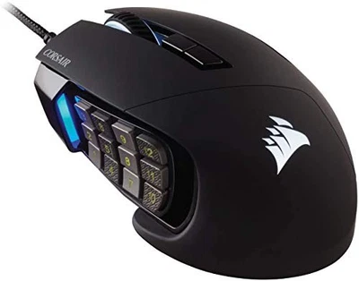 Corsair SCIMITAR RGB ELITE USB Gaming Mouse with Multi-Button RGB CH-9304211-AP - Image 1 of 4