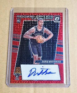 2023/24 DONRUSS OPTIC DARIQ WHITEHEAD ROOKIE CHOICE RED MOJO PRIZM AUTO RARE SP - Picture 1 of 1