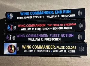 LOT OF 4 WING COMMANDER series by William R. Forstchen paperbacks MILITARY SCIFI - Imagen 1 de 13