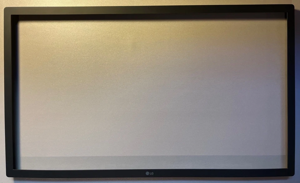 LG UltraFine 4K 24MD4KL-B Cabinet Front Bezel Rear Cover Assembly Replacement - Image 1 of 1