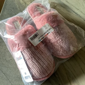 NUEVAS PANTUFLAS DE FELPA DE ESPUMA VISCOELÁSTICA 32 Degrees Heat para mujer TALLA M 7-8 rosa polvorienta - Imagen 1 de 7