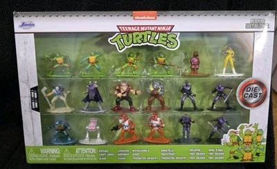 JADA Nano Metalfigs Teenage Mutant Ninja Turtles Diecast Figure Toy Series 1 Set - Image 1 of 4