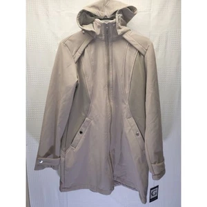 Gallery New York Coat Women's L Hooded Packable Water Resistant Jacket Fall - Picture 1 of 9