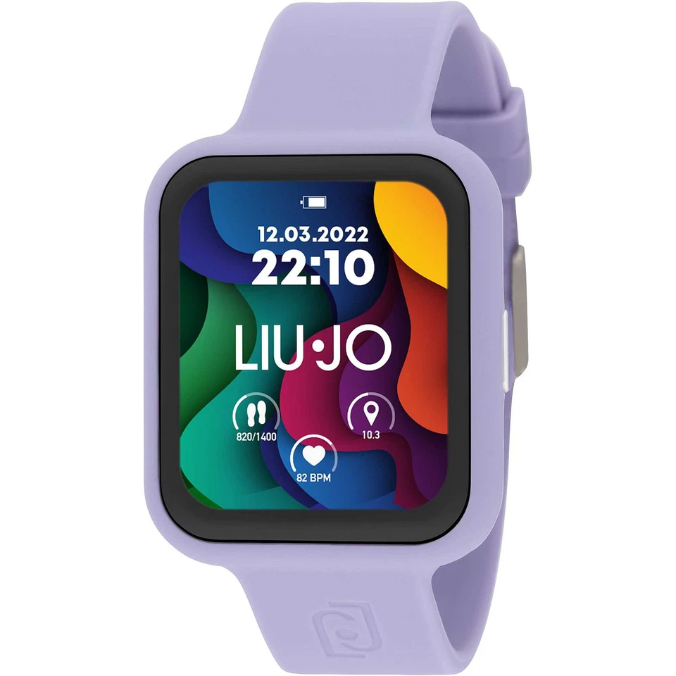 Smartwatch LIU JO LUXURY VOICE FANCY SWLJ134 Silicone Viola Touchscreen - Immagine 1 di 1