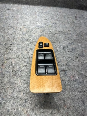 Interruptor de ventana eléctrica maestro conductor delantero izquierdo Toyota Avalon 2005-2009 madera OEM Foto 1 de 4