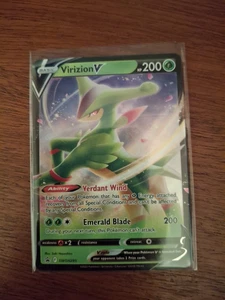 Virizion V SWSH295 SWSH: Sword & Shield Promo Cards Holo - Pokémon Card - Picture 1 of 1