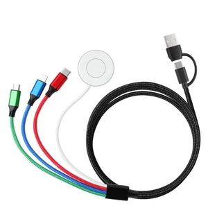 Charger Compatible for Apple Watch, 4 in 2 Multi Charging Cable for Multiple ... - Photo 1 sur 7