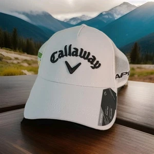 Callaway Odyssey Golf Mesh Snapback Golf White Hat Cap - Apex. NWT ๐ฅ - Picture 1 of 10