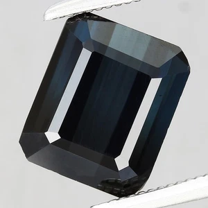 2.33ct Octagon Natural Bluish Green Indicolite Tourmaline Mozambique, Africa - Imagen 1 de 4