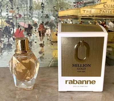 NUEVO Paco Rabanne Million Gold For HER eau de parfum para mujer 0,17 oz/5 ml Splash Foto 1 de 2