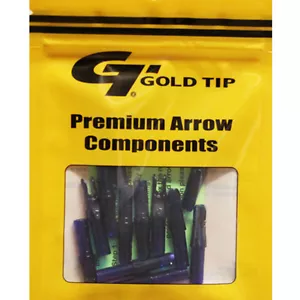 Gold Tip 12pk .246 GT Series Nock Blue Archery Arrow  Replacements #01153 - Picture 1 of 1