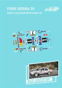 CALCAS FORD SIERRA 3V MOBIL 1 DELECOUR MONTECARLO 92 - Imagen 1 de 1