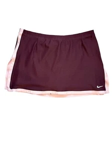 NIKE Pink & Maroon Womens Fitness/Golf/Pickleball/Tennis Skort Athleisure S(4-6) - Picture 1 of 6