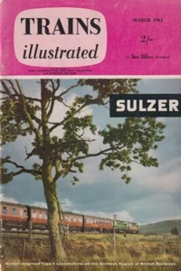 TRAINS ILLUSTRATED, UK, MARCH 1961, SOFTCOVER, 64pp - Picture 1 of 8