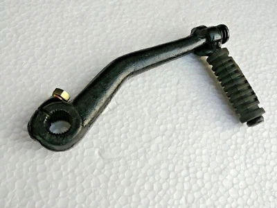 Nuevo Stock Antiguo Yamaha Enduro DT 100 175 Conjunto Manivela Arranque Palanca Pedal Negro Foto 1 de 4