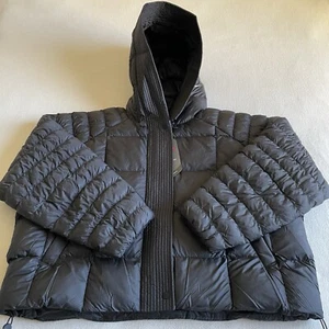 Nike Sportswear Women XXL Swoosh Puffer PrimaLoft Therma Fit Jacket Black - Picture 1 of 14
