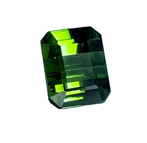 Turmalina verde profundo natural sin tratar de 3,30 quilates gEM rEPORT, ¡haz oferta! - Imagen 1 de 5