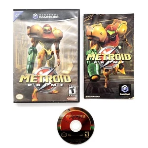 Metroid Prime (Nintendo GameCube, 2004) Complete w/ Case & Manual Tested & Works - Picture 1 of 15