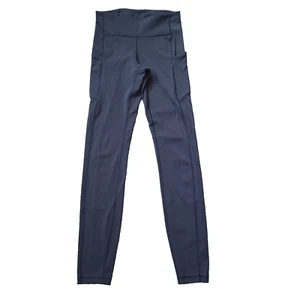 Lululemon Speed Up Tight Womens 4 Blue True Navy Full On Luxtreme 28" Leg Logo - Picture 1 of 20