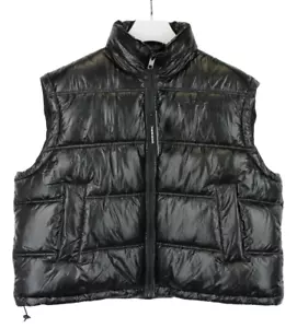 DIESEL 3M THINSULATE Waistcoat Men's LARGE Padded Short Length Light Weight Vest - Picture 1 of 9