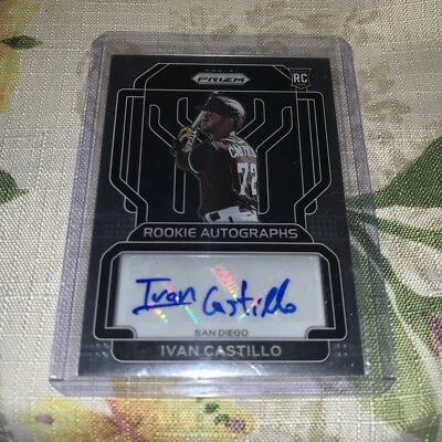 2022 Panini Prizm - Rookie Autographs #RA-IC Ivan Castillo (AU, RC) - Image 1 of 2