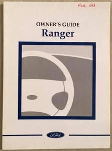 FORD RANGER Car Owners Guide JUL 2001 #CG3350en RHD 07/2001 - Picture 1 of 2