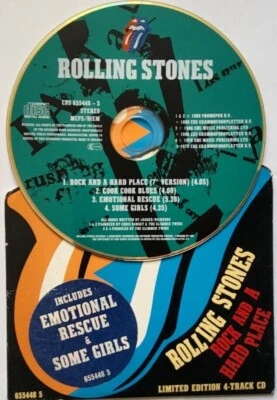 Rolling Stones ROCK AND A HARD PLACE Single CD Limited edition RARE!  NEW - Image 1 of 3