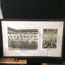 1948 Negro League Legend AllStars Leonard, Irvin, Lockett, Cash, Fields FRAMED