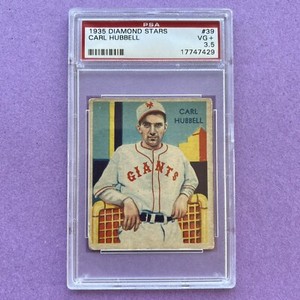 ✨1935 Diamond Stars Carl Hubbell #39 PSA 3.5 *HGCVAULT*