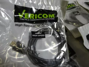 High Speed HDMI Cable 6 Foot Vericom AHD06-00850 35pcs - Picture 1 of 3