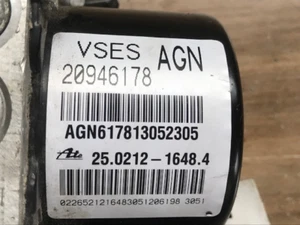 VAUXHALL ANTARA  ATE ABS PUMP VSES AGN 20946178 25.0212-1648.4 20946171 20985266 - Picture 1 of 3