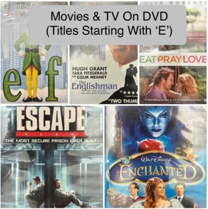 Movies & TV On DVD (Titles Starting With 'E') - Foto 1 di 13