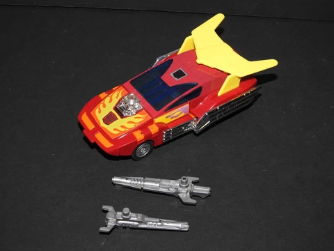 1986 G1 Hot Rod Autobot Transformer Takara Hasbro Cover