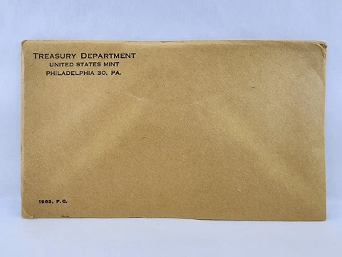 1963 US Treasury Department Mint Proof Set (Sealed) Cover