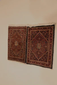 2 X Tappeto Orientale Bidjar Fatto A Mano Per Auto 60 X 40 CM Nuovo Top - Bild 1 von 5