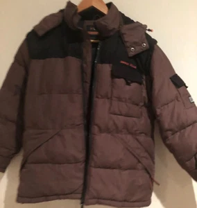 Gama Kids Sz12 Parka Heavy Duty Removable Sleeves Hoodie Puffer Winter Jkt - Picture 1 of 12