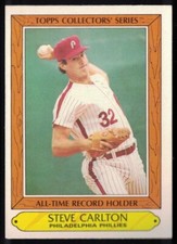 1985 Topps Woolworth's All-Time Record Holders #6 Steve Carlton