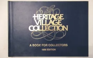 Department 56 Heritage Village Collection 1988 A Book for Collectors Hardbound - Picture 1 of 8