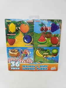 Rompecabezas de madera para rascar y olfatear 36 piezas Scent Masters - Imagen 1 de 1