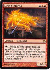 Living Inferno *Rare* Magic MtG x1 Guildpact SP