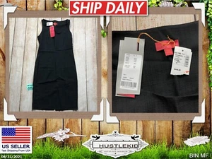 New LaVia | Sleeveless Virgin Wool Sheath Dress Texture Women US 6 / EU 42 $448 - Picture 1 of 10