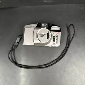 Olympus Superzoom 70S Quartzdate 35mm Film Camera Point Shoot Vintage Date - Picture 1 of 10