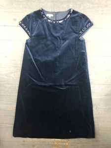 Gucci Velvet Formal Blue Dress Girl's Size 10 - Picture 1 of 18
