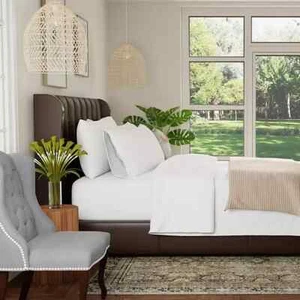 Color Sense 1200-Thread-Count Cotton Blend 6-Piece Sheet Set Queen White - Picture 1 of 8
