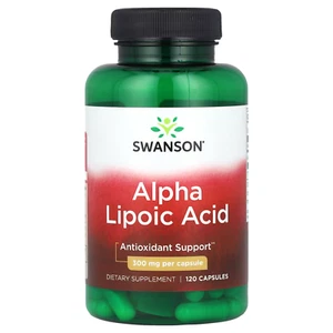 Swanson Alpha Lipoic Acid 300mg 120 Caps | Potent Antioxidant Support - Picture 1 of 2