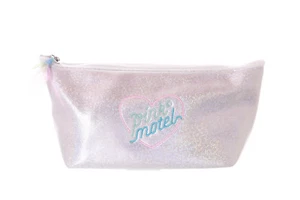 LB-114-1 Plata Brillo Cartera de Lodo Cosméticos Estuche Pastel Goth Kawaii - Imagen 1 de 6