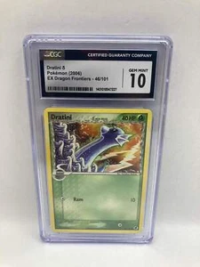 Pokemon 2006 Dratini Ex Dragon Frontiers 46/101 CGC 10 - Picture 1 of 2