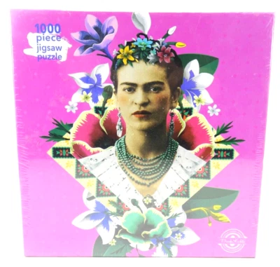 Rompecabezas Frida Kahlo Rosa 1000 Piezas por Flame Tree CAJA SELLADA DE FÁBRICA Foto 1 de 4