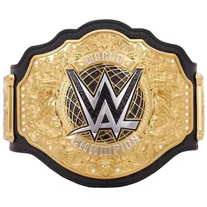 Cintura titolo wwe wworld heavyweight championship replica piastre in lega di zinco adulto - Foto 1 di 9