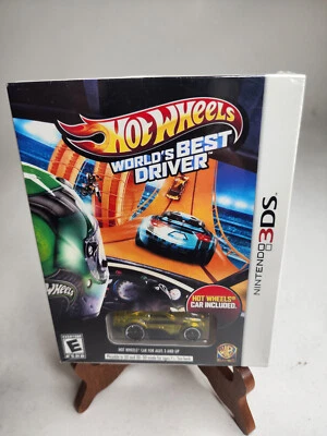 Hot Wheels: World's Best Driver with car (Nintendo 3DS, 2013) NEW - Image 1 of 2